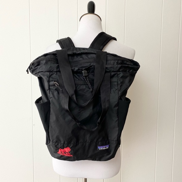Patagonia Handbags - Patagonia Ultralight Black Hole® Tote Pack Backpack Embroidered Silverback logo